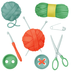 Инструменты для вязания и рукоделия