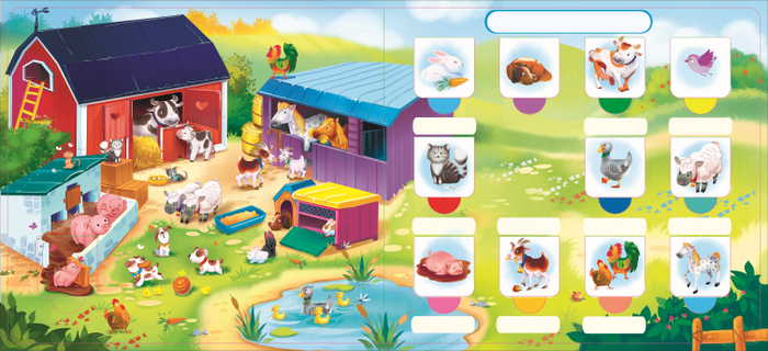 Ферма (книжка с окошками) АСТ