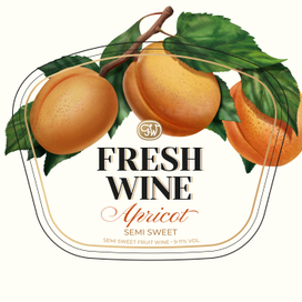 Иллюстрация для этикетки «Fresh Wine»