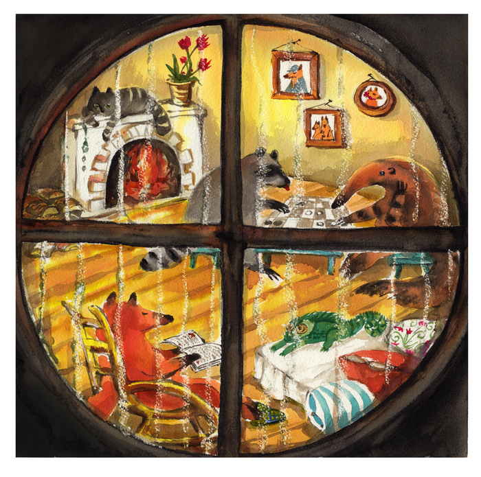 Дождь за окном