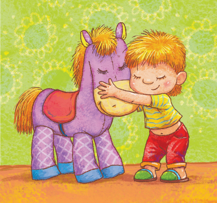 Я люблю свою лошадку. 