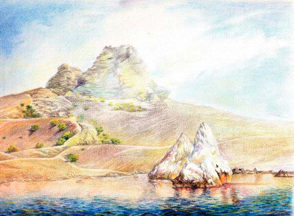 Бухта возле Судака