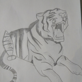 Рычащий тигр