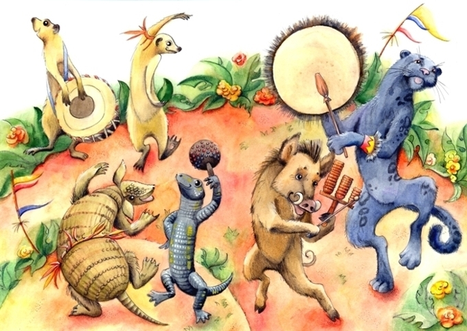 иллюстрация для музыкальной азбуки