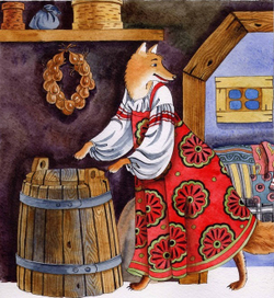 лиса и медведь