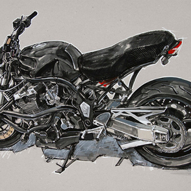 Мотоцикл в стиле стритфайтер