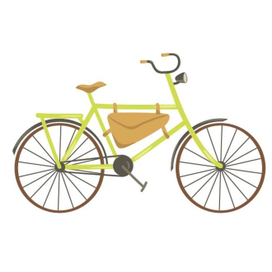Велосипед. Иллюстрация для игры пексесо