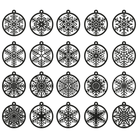 Новогодний декор. Шаблоны для плоттеров