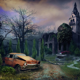 Развалины усадьбы