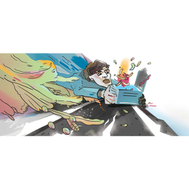 Искусственное сердце. Иллюстрации для журнала «Русский Репортер»