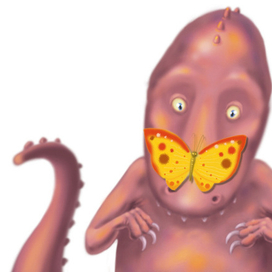 Динозавры. Скетч-иллюстрация 11