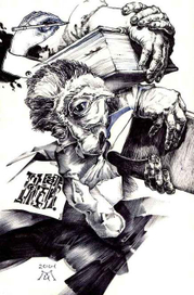 Обезьяна поедательница чернил