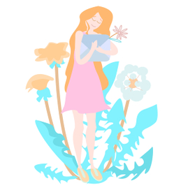 Девочка и конверт