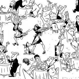 рисунок на упаковку пельмени