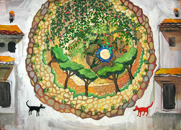 Иллюстрация к пьесе Лорки "Кровавая свадьба"