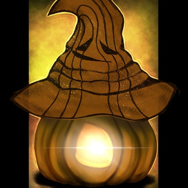 Тыква в распределяющей шляпе