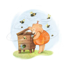 Тыквенный медвежонок 