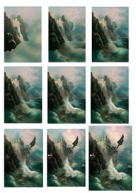 Этапы рисунка-Посвящение в сан. Для тех кто думает что это коллаж!!!