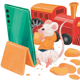 Мыш Саня и телефон