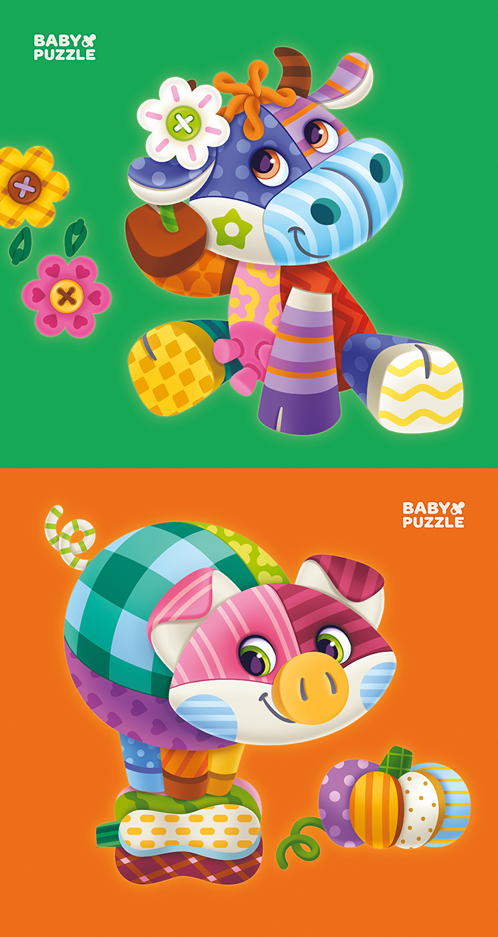 Первые пазлы малыша