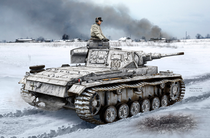 Pz III Ausf J ( commission artwork )