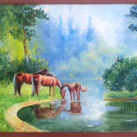 Этюд маслом