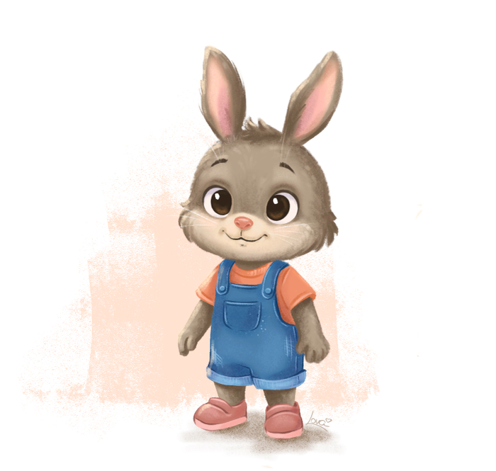 Тестовая иллюстрация. Персонаж для книжного проекта.