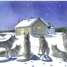 Зимовье зверей