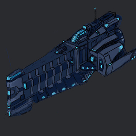 Концепт-арт корабля