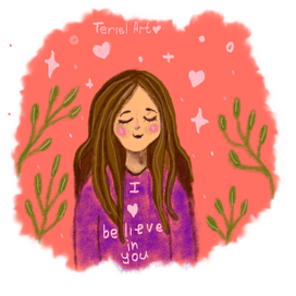 девочка,которая верит в себя