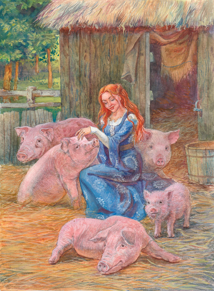 Иллюстрация к роману М. Твена "Янки при дворе короля Артура"