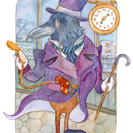 Пунктуальный ворон