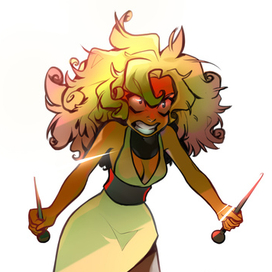 Спицей в глаз