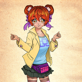 аниме-девочка