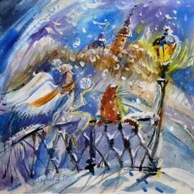 "Под теплым светом фонаря"