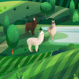 Ламы (фрагмент)