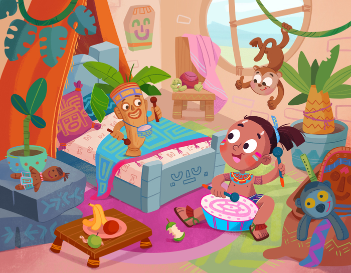 Детская комната майя