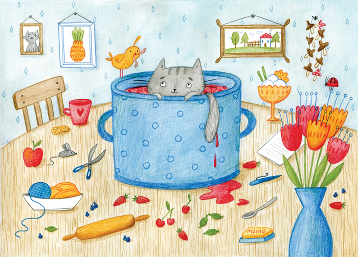 Кот в компоте