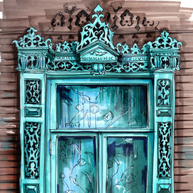 Резной наличник