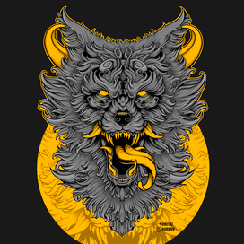 Необычный волчара)