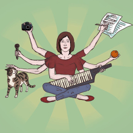 Открытка для подруги