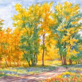 Тёплый октябрь.