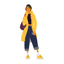 Студентка панкерша