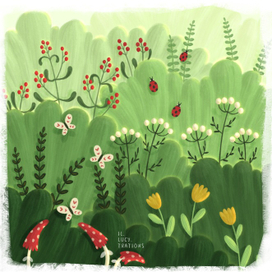 Лесная текстура