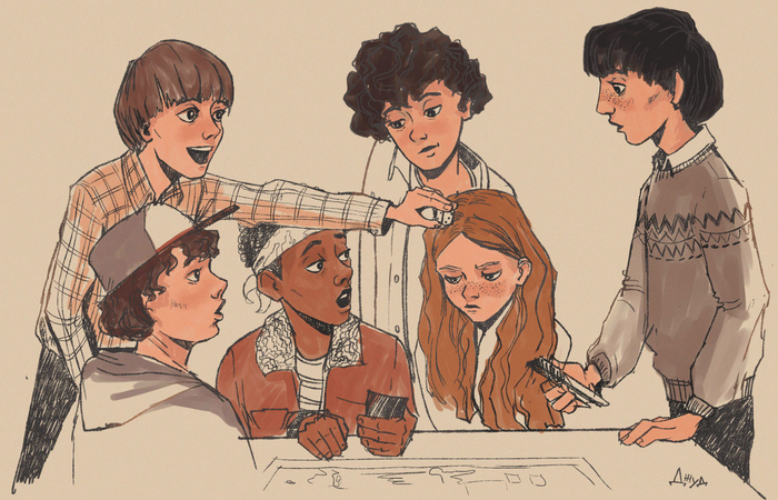 Очень странный дела (фанарт)