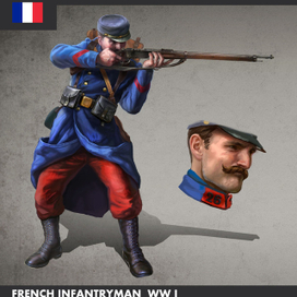 Французский пехотинец
