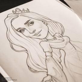 Шарж (эскиз)