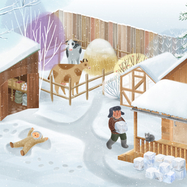 Уличный морозильник