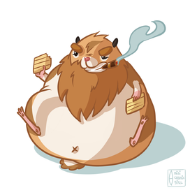 Хомяк с бородой