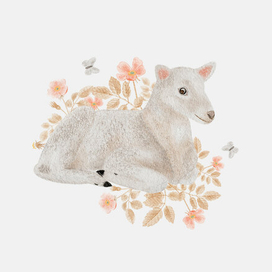 Ягненок в шиповнике